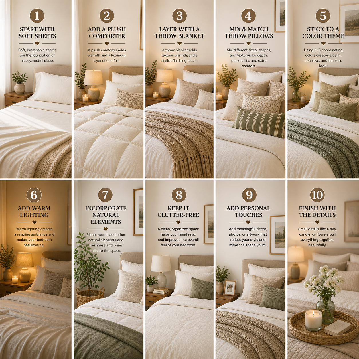 10 Cozy Bedroom Ideas to Transform Your Space