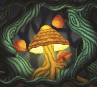 Tapestries - Mushroom
