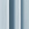 52 x 108 inch Solid Light Blue Thermal Blackout Curtain Panels - Set of 2