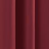 52 x 72 inch Solid Burgundy Red Thermal Blackout Curtain Panels - Set of 2