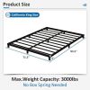 California King 5-inch Heavy Duty Metal Bed Frame with 3,000 lb. Weight Capacity