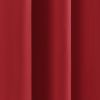 52 x 120 inch Solid Red Thermal Blackout Curtain Panels - Set of 2