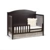 SF Home Espresso Solid Wood Toddler Bed Rail