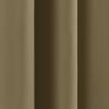 52 x 63 inch Solid Olive Green Thermal Blackout Curtain Panels - Set of 2