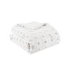 King/Cal King 3-Piece Ivory Pompom Microfiber Comforter Set