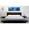King Japanese-Style Platform Bed with 2 Nightstands