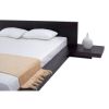 King Japanese-Style Platform Bed with 2 Nightstands