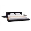 King Japanese-Style Platform Bed with 2 Nightstands