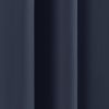 52 x 102 inch Solid Navy Blue Thermal Blackout Curtain Panels - Set of 2