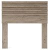 Twin size Farmhouse Headboard in Rustic Natural Wood Finish