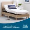 Twin XL Steel Adjustable Bed Base with Wired Remote