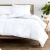 King/Cal King size Super Soft Microfiber Down Alternative Comforter Set White