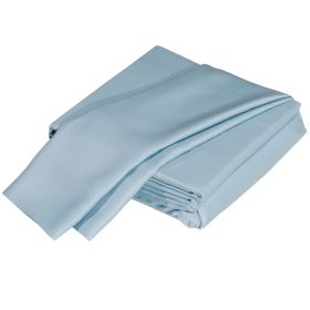 Luxuriously Soft 100% Viscose Derived from Bamboo 4-Piece Sheet Set , Oeko-TEX Certified, Queen - Sky