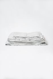 Omne Sleep 5-Piece Pewter Brushed Microfiber Split California King Hypoallergenic Sheet Set