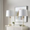 Clarity Glass Cylinder Table Lamp (Pair)