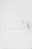 Omne Sleep 4-Piece White Microplush and Bamboo Flex Head King Hypoallergenic Sheet Set