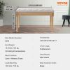 VEVOR Upholstered Bench, 16"W Ottoman Bench, End of Bed Bench with Foam Padded Cushion and Rubberwood Legs