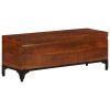 Storage Trunk 43.3"x13.8"x16.1" Solid Acacia Wood