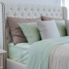 Luxuriously Soft 100% Viscose Derived from Bamboo 4-Piece sheet Set , Oeko-TEX Certified, California King - Seaglass