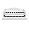 Twin Size Tufted Upholstered Daybed with Trundle ,Velvet Sofabed with USB&Type-C Charging Ports,No Box-spring Needed, Beige