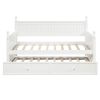 Twin Size Wood Daybed with Twin Size Trundle
