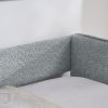 Daybed with Trundle Upholstered Tufted Sofa Bed, Twin Size, Boucle Fabric, Grey(83"x43"x29.5")