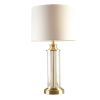 Clarity Glass Cylinder Table Lamp (Pair)