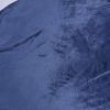 Minky Velvet Bean Bag Chair, Navy-5ft Plush Floor Chair for Kids and Adults w/ Washable Cover, Lounge Chair with Stretchable Fabric