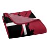 Arkansas Licensed Officially NCAA "Dimensional" Micro Raschel Throw Blanket; 46" x 60"