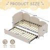Twin Size Twin Size Bed frames With An Another Bed Frame, Velvet Upholstered Daybed, Modern Sofa Bed Daybed Frame for Bedroom Living Room
