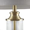 Clarity Glass Cylinder Table Lamp (Pair)