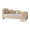 Twin Size Twin Size Bed frames With An Another Bed Frame, Velvet Upholstered Daybed, Modern Sofa Bed Daybed Frame for Bedroom Living Room