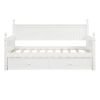 Twin Size Wood Daybed with Twin Size Trundle