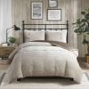 3 Piece Corduroy Duvet Cover Set (No Comforter Included)