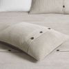 3 Piece Corduroy Duvet Cover Set (No Comforter Included)