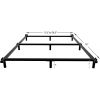 Metal Bed Frame with 9-Leg and Headboard Brackets 3,000 lbs. Max Weight Limit