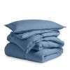 Full/Double Size All Season Super Soft Down Alternative Comforter Set Blue