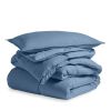 Queen Size All Season Super Soft Down Alternative Comforter Set Blue