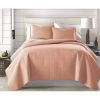 Twin/Twin XL Lightweight Blush Ultra Soft 2-Piece Microfiber Quilt Set