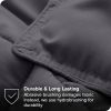 Twin/Twin XL Size All Season Super Soft Down Alternative Comforter Set Grey