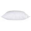 Jumbo Standard Cotton Bed Pillow with Down Alternative Polyester Fiber Fill (one pillow)