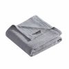 King size Cozy Lightweight Grey 100-Percent Cotton Blanket - Machine Washable