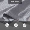King size Cozy Lightweight Grey 100-Percent Cotton Blanket - Machine Washable