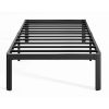 Twin XL Heavy Duty Metal Bed Frame Platform with Round Edge Legs