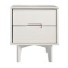 FarmHouse 2 Drawer Solid Wood Nightstand