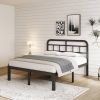 Heavy Duty Metal Platform Bed Frame with Headboard