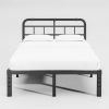 Heavy Duty Metal Platform Bed Frame with Headboard