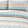 Scandinavian Chevron Reversible Cotton Quilt Set