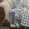 Cotton Quilt Set in Paisley Damask