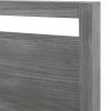 Rustic Grey FarmHouse Traditional Platform Bed